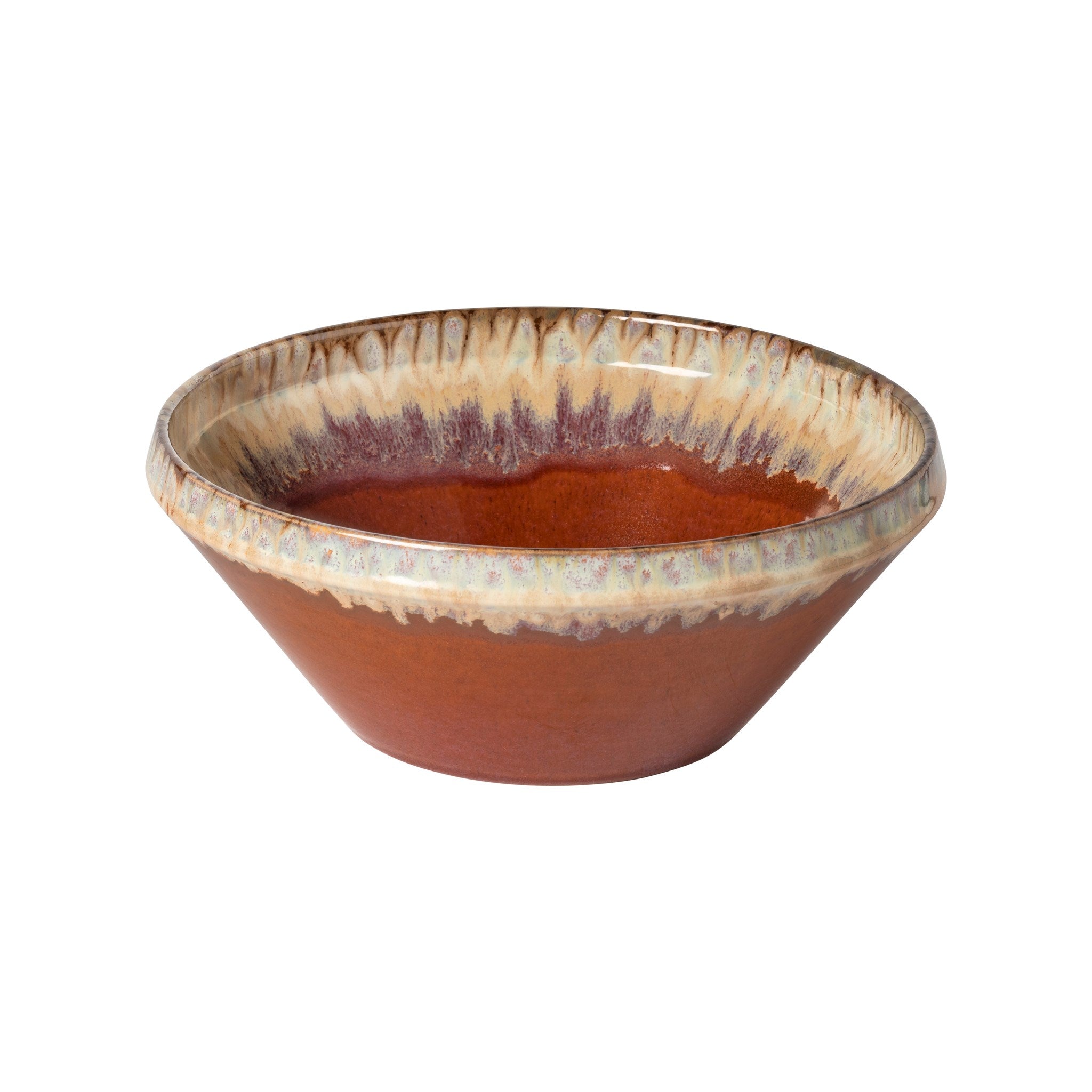 Poterie 12 Large Serving Bowl - Caramel Latte – Red Brick Emporium