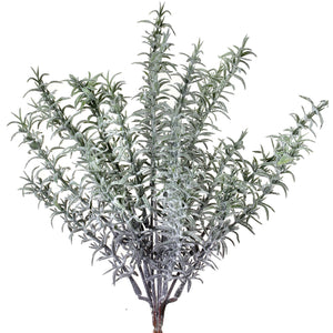 Real Touch Frosted Rosemary Bush- Green