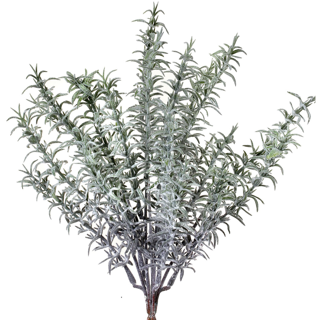 Real Touch Frosted Rosemary Bush- Green