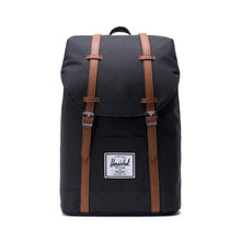 Load image into Gallery viewer, Retreat Backpack - Black/Saddle Brown
