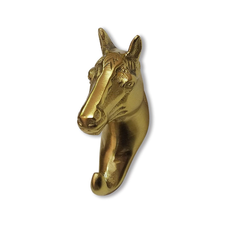 Safari Wall Hook Gold - Horse