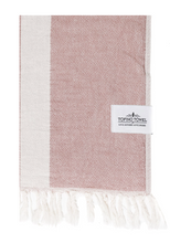 Load image into Gallery viewer, Retro Curve Towel - Rosewood
