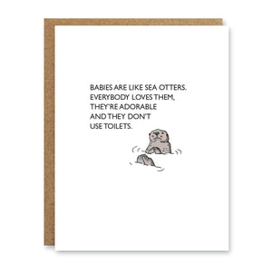Sea Otter - Card