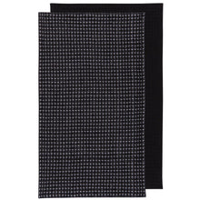 Load image into Gallery viewer, Second Spin Waffle Tea Towel - Black
