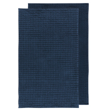 Load image into Gallery viewer, Second Spin Waffle Tea Towel - Navy
