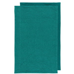 Second Spin Waffle Tea Towel - Teal