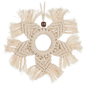 Snowflake Macrame Ornament