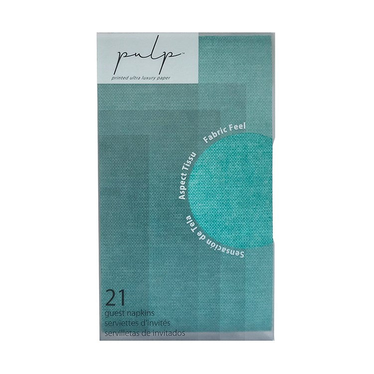 Volume Guest Napkin - Turquoise
