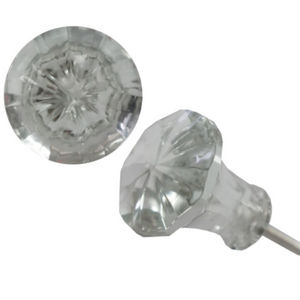 Spherical Glass Knob - Clear