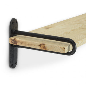 Plank Shelf Bracket - 9"