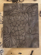 Load image into Gallery viewer, Grapes IOD Decor Stamp with Masks
