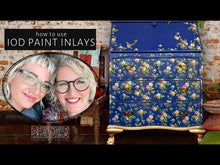 Load and play video in Gallery viewer, IOD Paint Inlay - Indigo Floral
