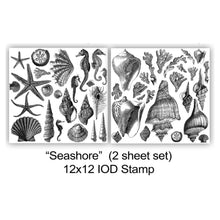 Load image into Gallery viewer, Seashore IOD Decor Stamp - 2 Sheets with Masks
