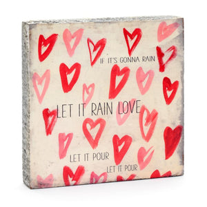 Rain Love - Mini Art Block